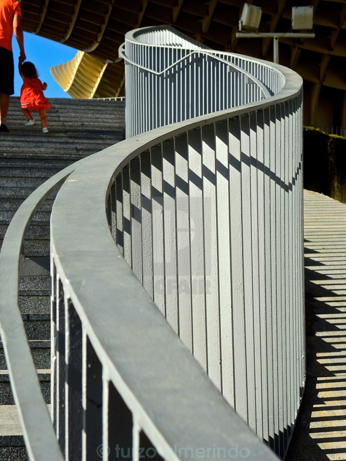 "Railing to Metropol Parasol" by turzo almerindo - $3.06 "Railing to Metropol Parasol" stock image