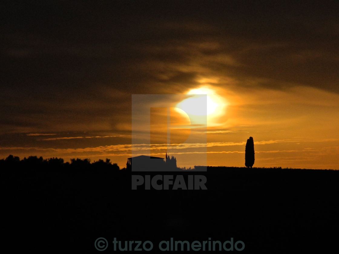 "Tuscany sunset" by turzo almerindo - $3.06 "Tuscany sunset" stock image