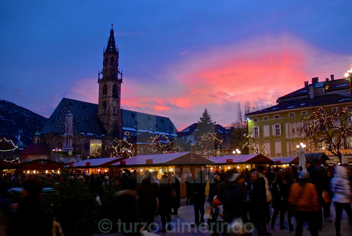 "Mercatini di Natale a Bolzano" by turzo almerindo - $3.06 "Mercatini di Natale a Bolzano" stock image
