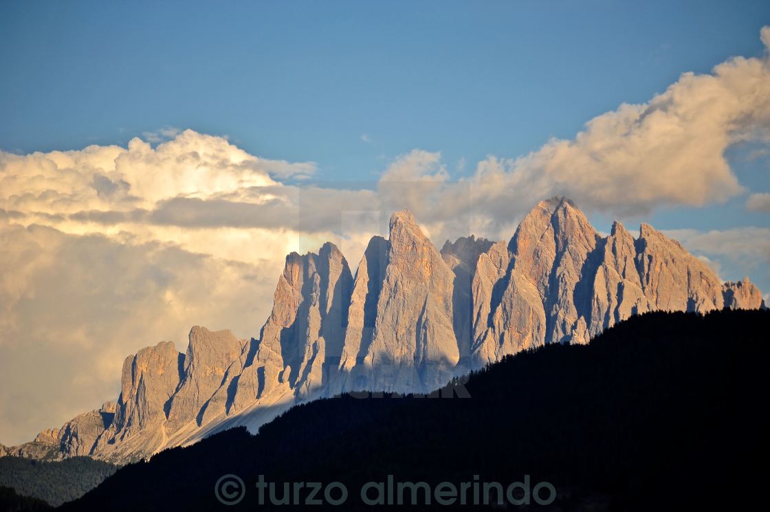 "Le Odle al tramonto" by turzo almerindo - $3.06 "Le Odle al tramonto" stock image