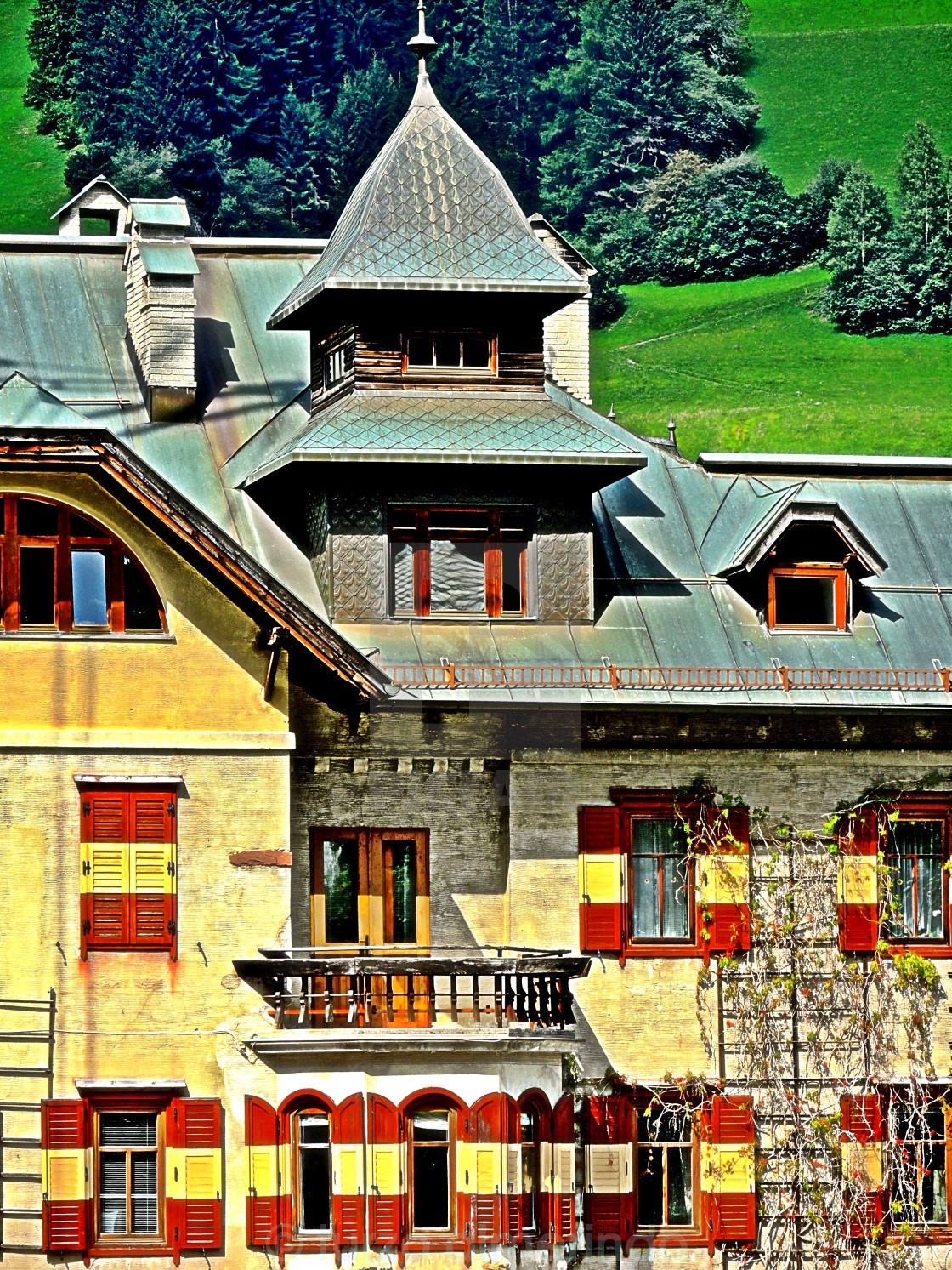 "Old hotel in San Candido" by turzo almerindo - $3.06 "Old hotel in San Candido" stock image