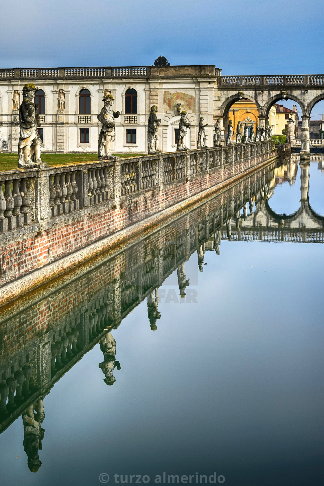 "Reflections on the water canal" by turzo almerindo - $15.31 "Reflections on the water canal" stock image