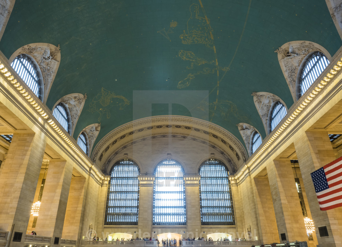 Grand Central Station View Of The Roof Constellations New