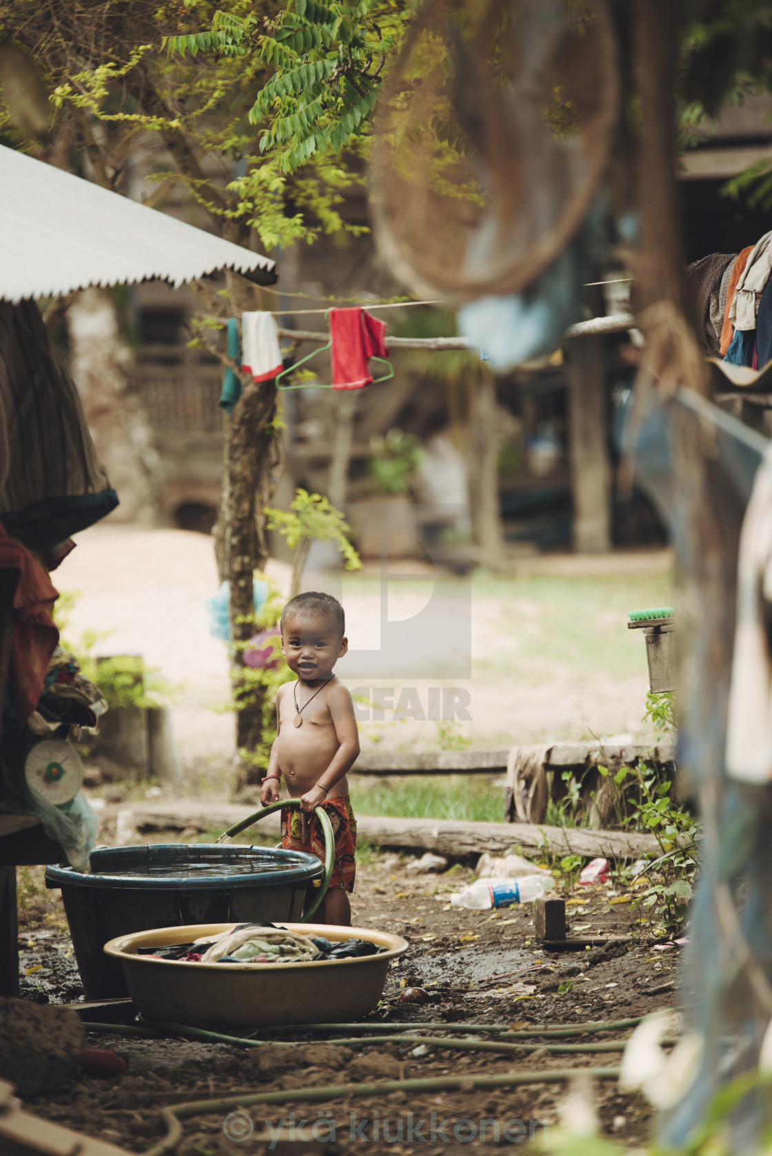 "Little boy" stock image