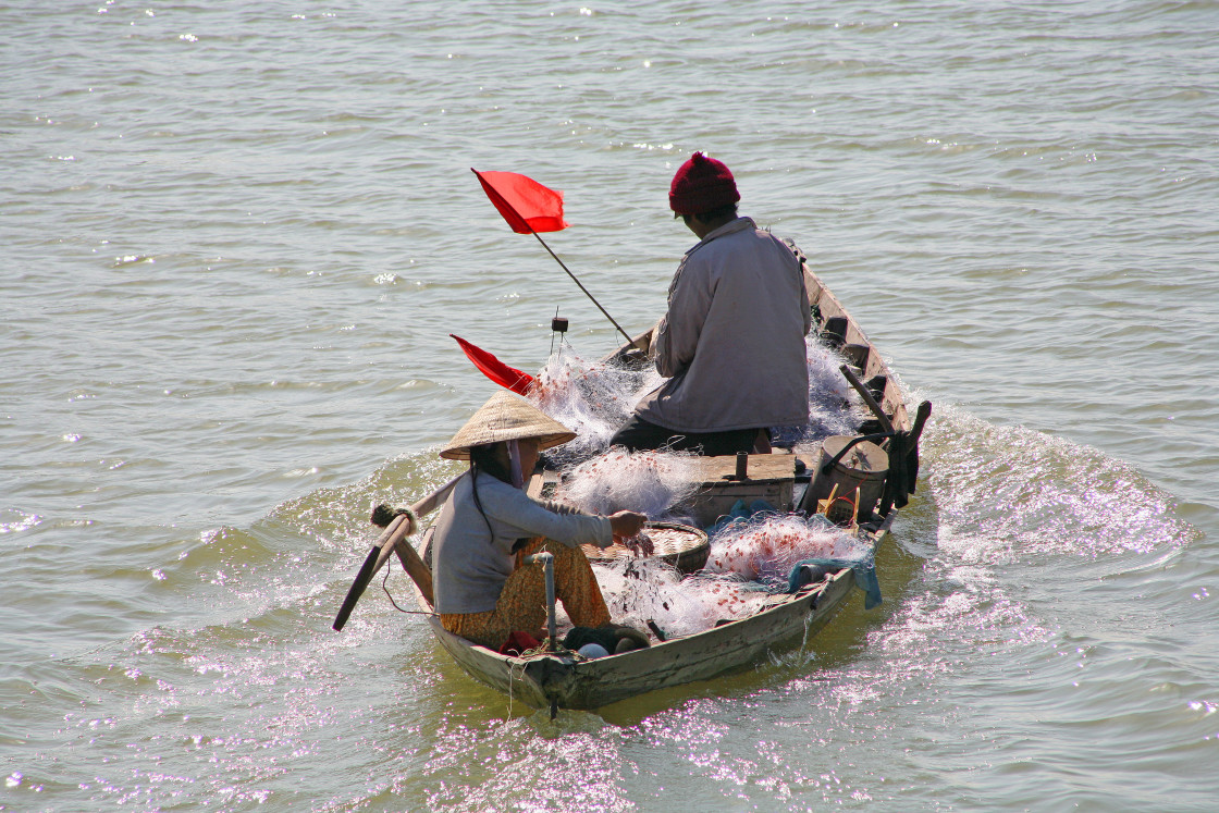 "Going Fishing" stock image