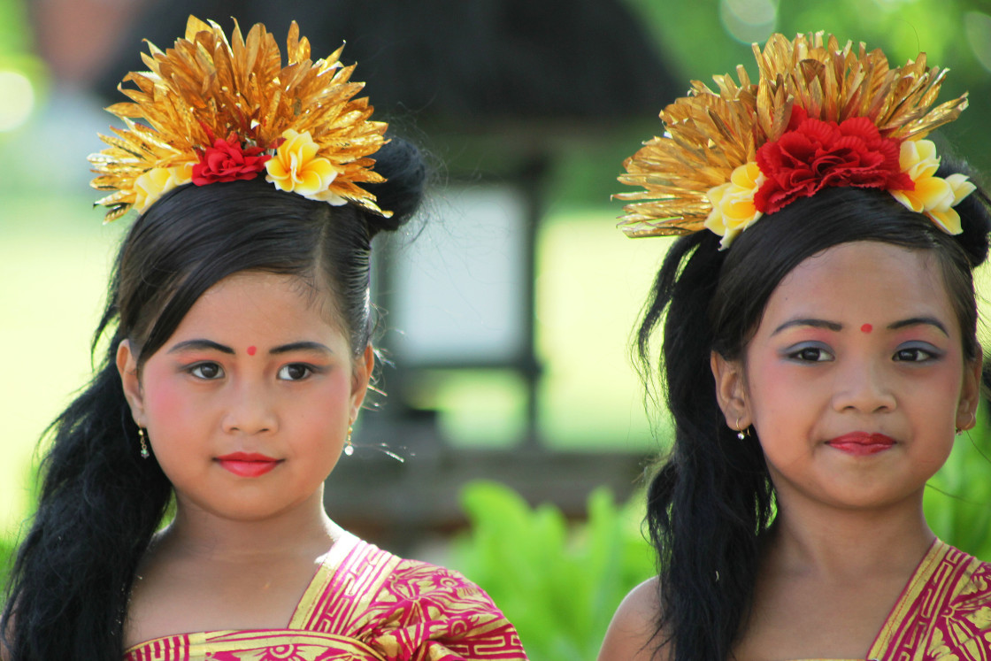 "Balinese Girls" stock image