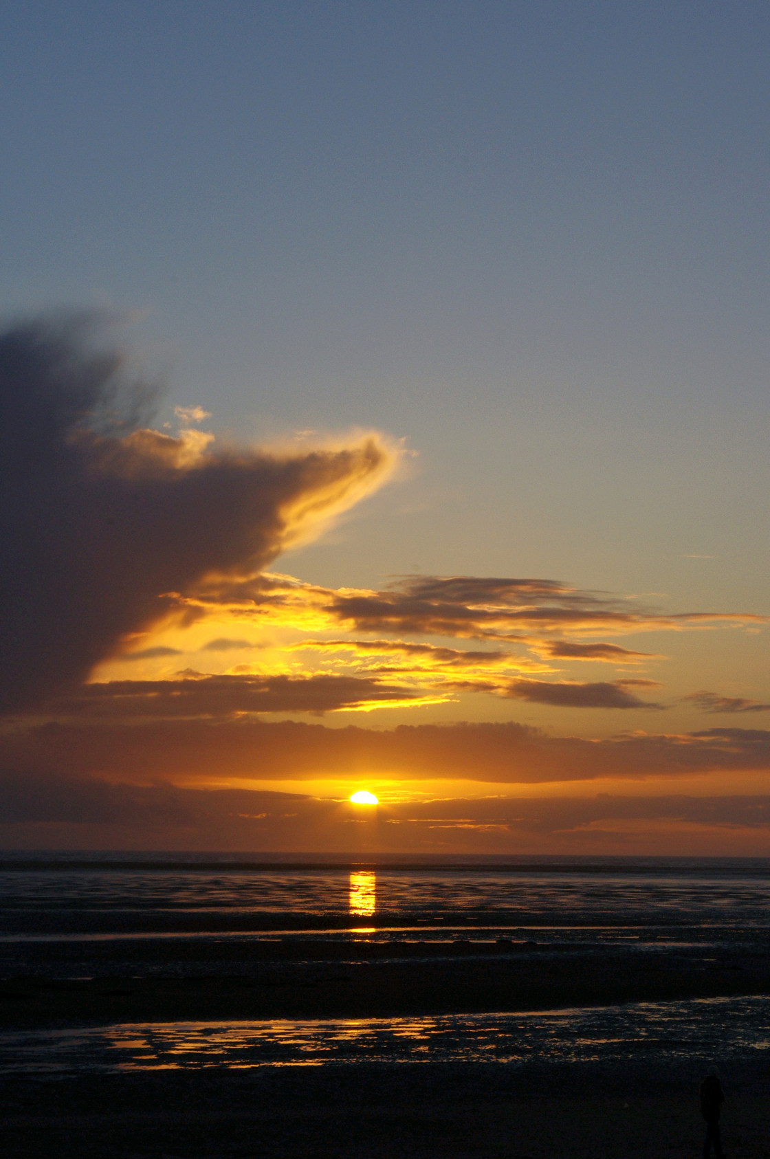 "St Annes Sunset" stock image