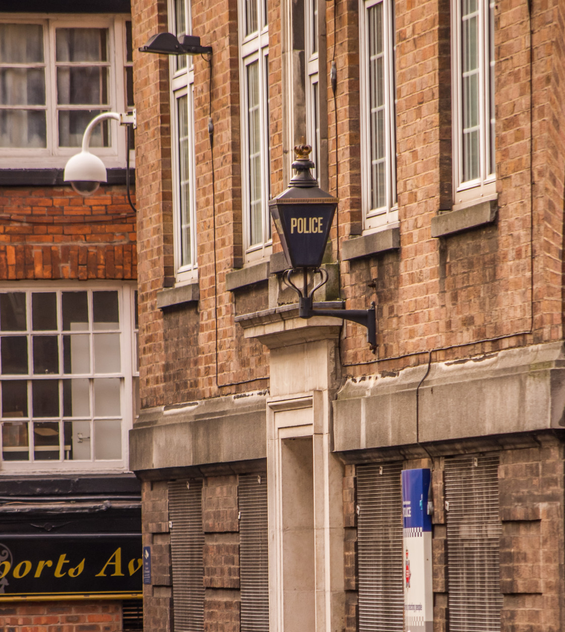 "The Blue Lamp" stock image