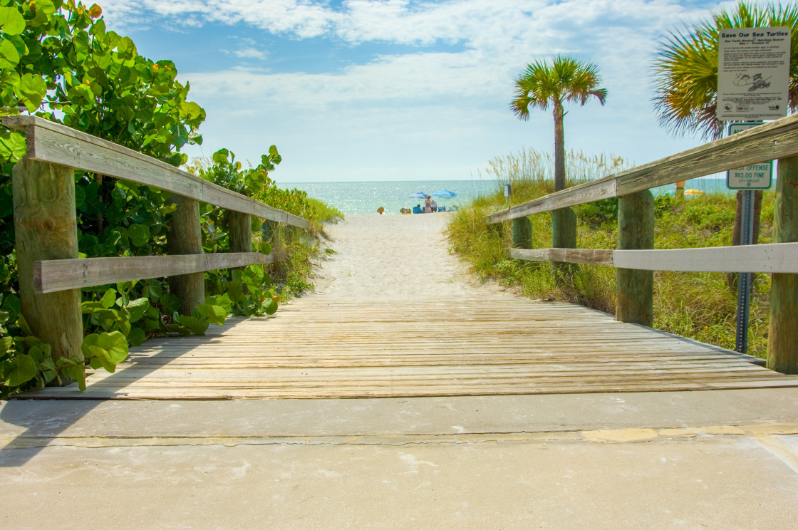 "Beach Access" stock image