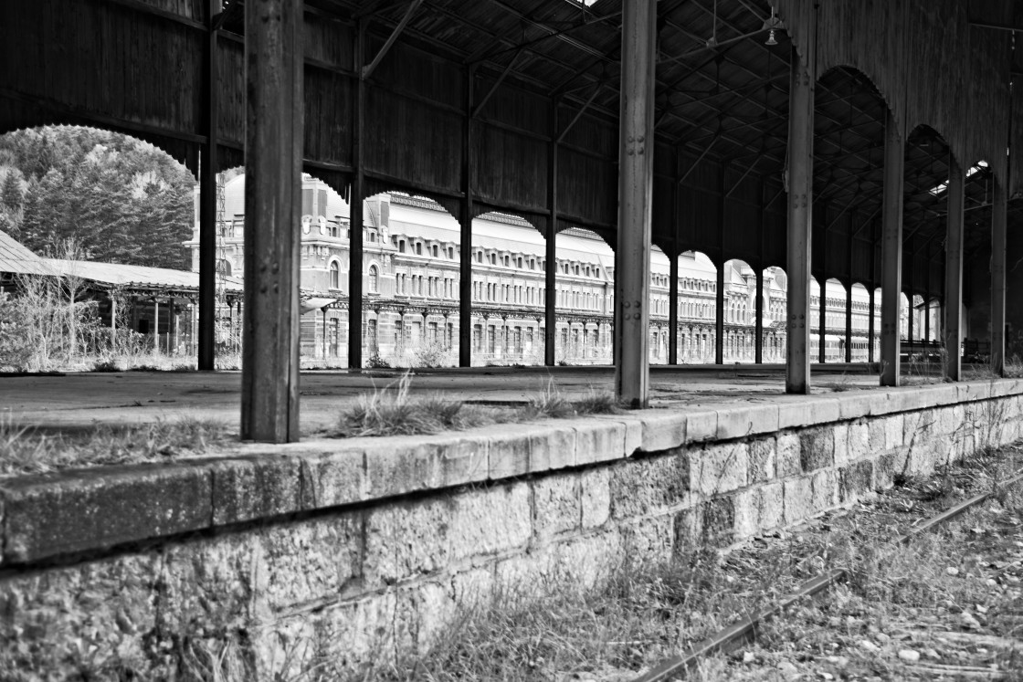 "Canfranc Estacion" stock image