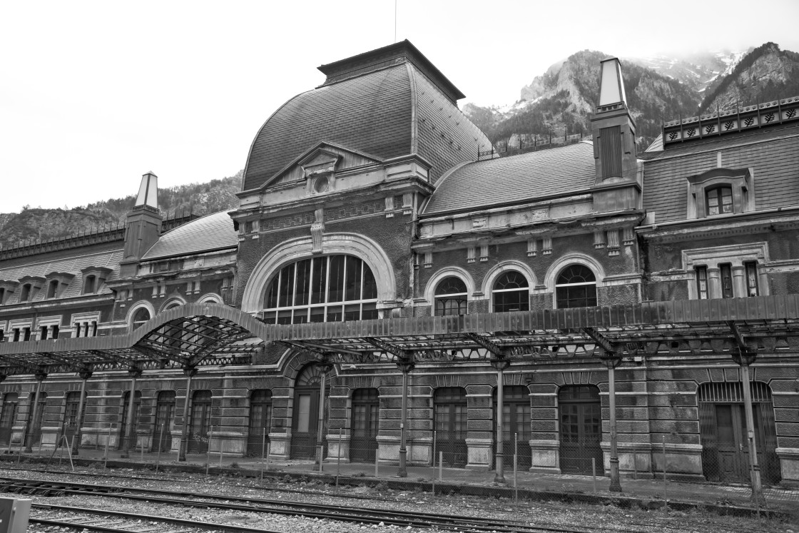 "Canfranc Estacion" stock image