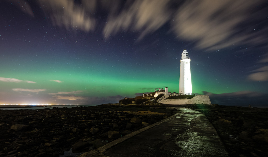 "Northern Lighthouse" stock image