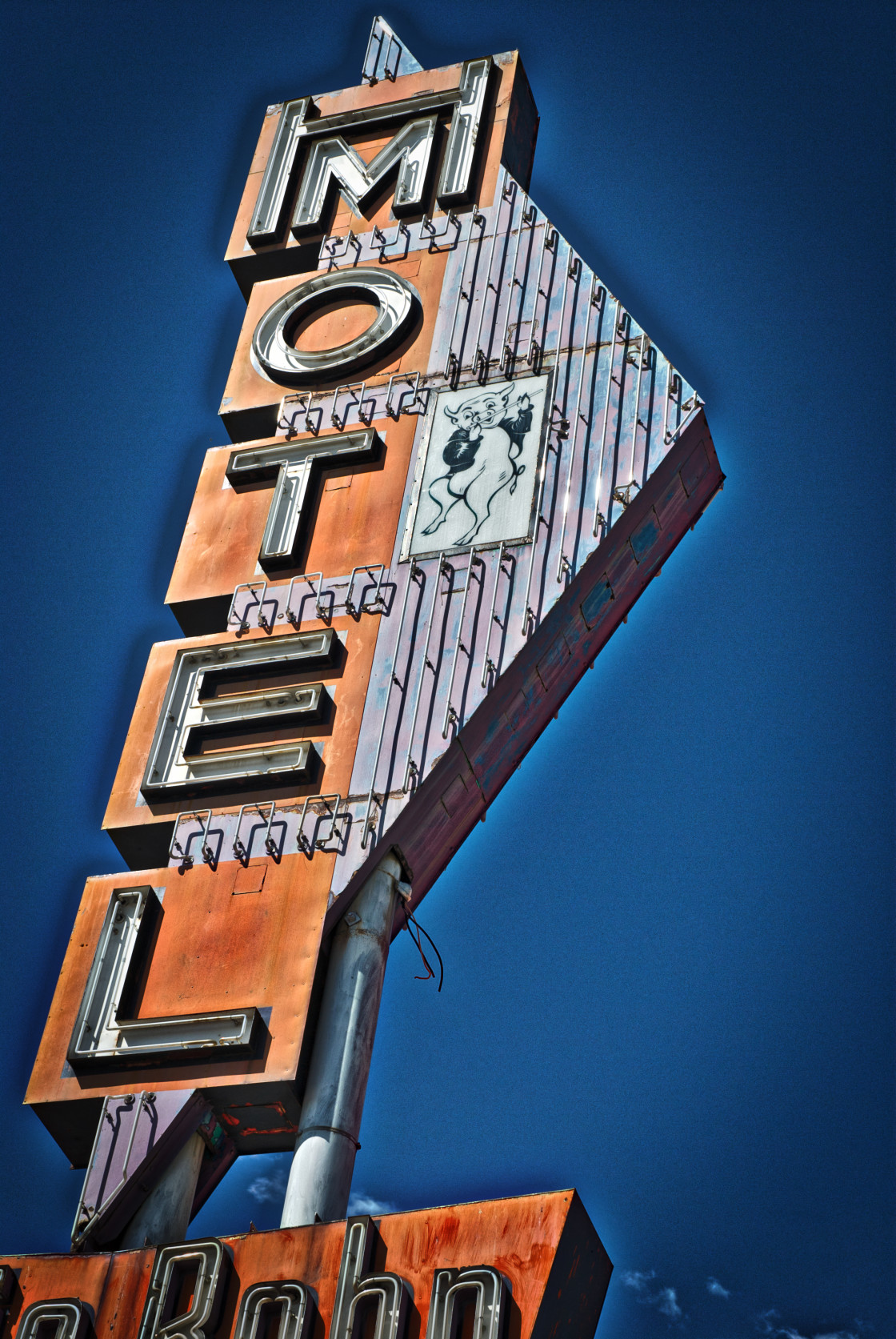 "Motel Sign" stock image