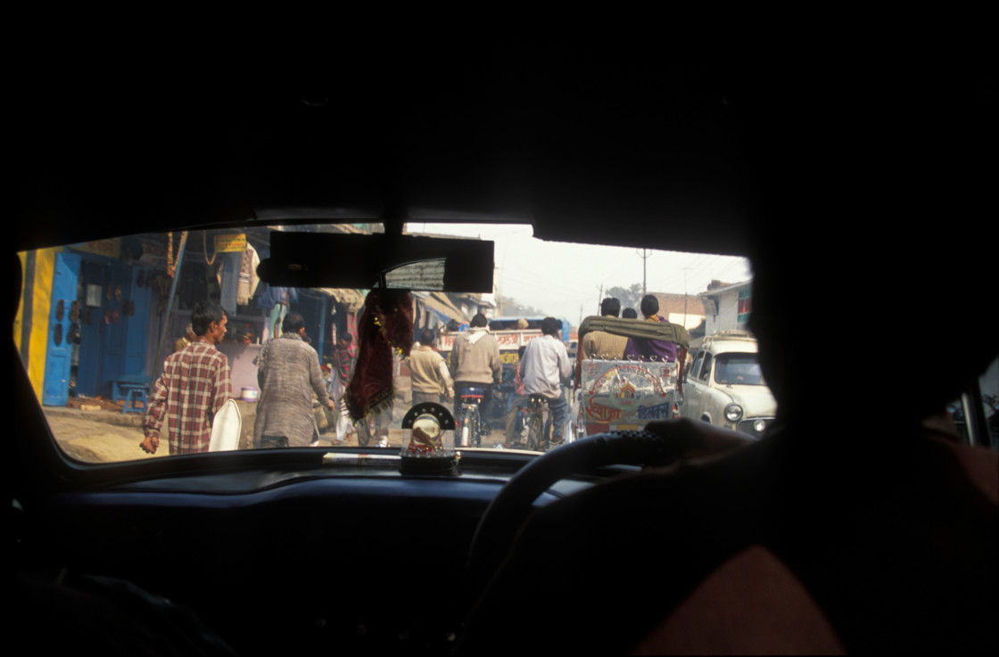 "Taxi ride, India-65509" stock image