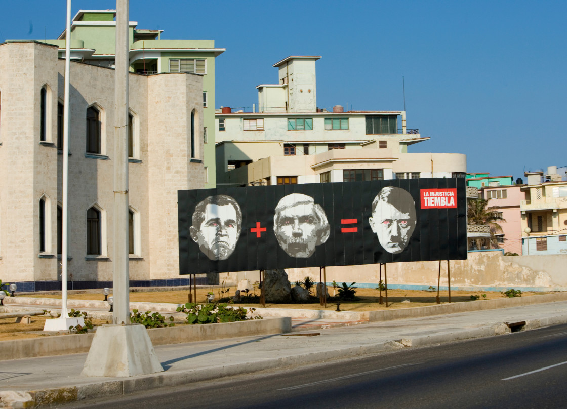 "Billboard, Havana" stock image