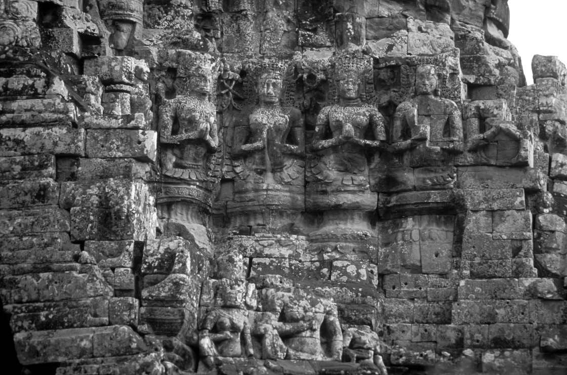 "Stone carvings, Cambodia" stock image