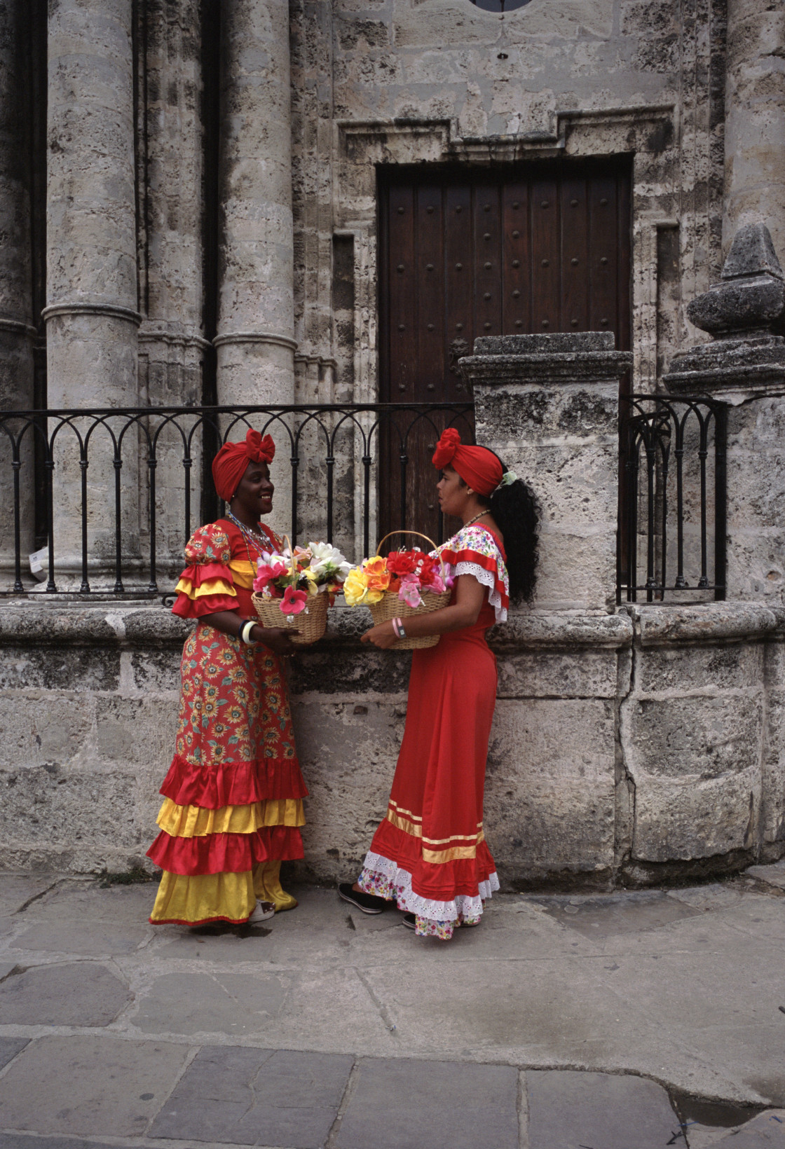 "Cuban ladies, Old Havana" stock image