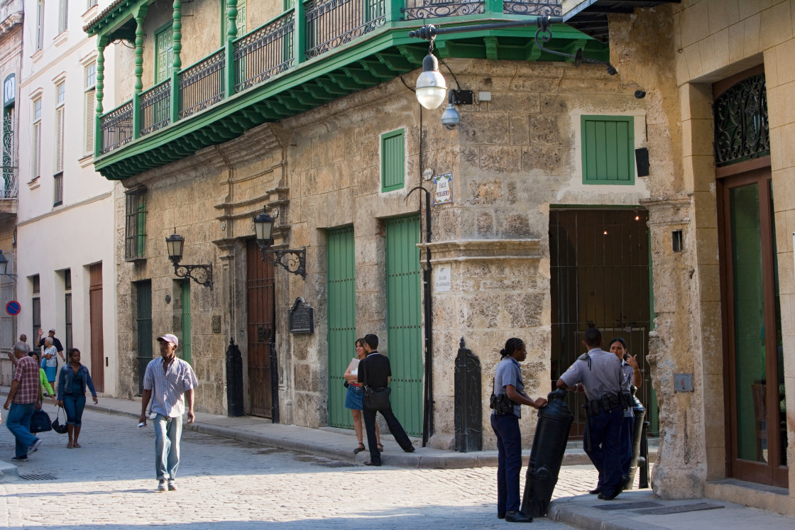 "Streets of old Havana" stock image