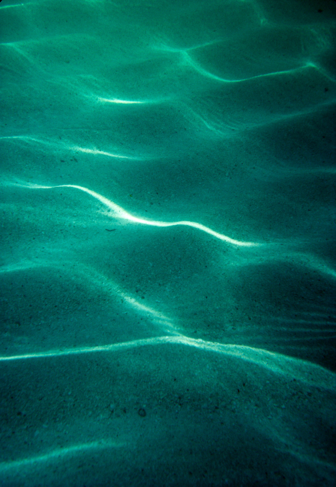 "Light Reflections on Ocean floor" stock image