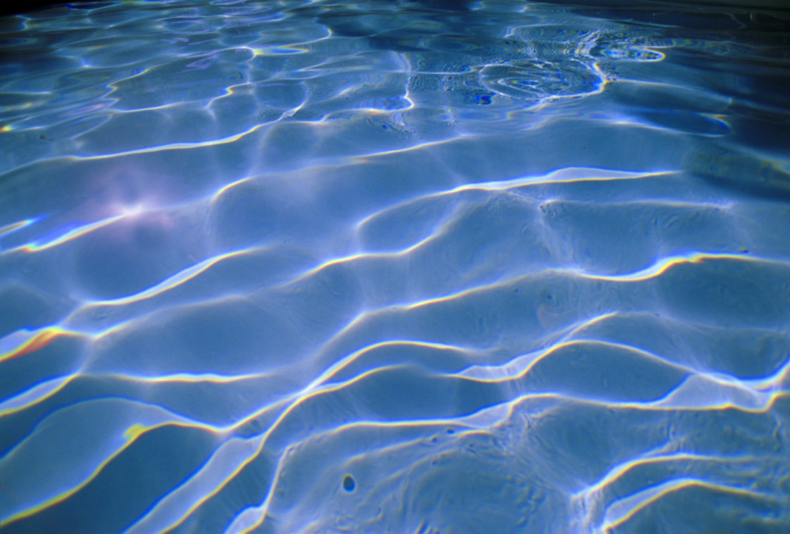 "Reflection in the ocean" stock image