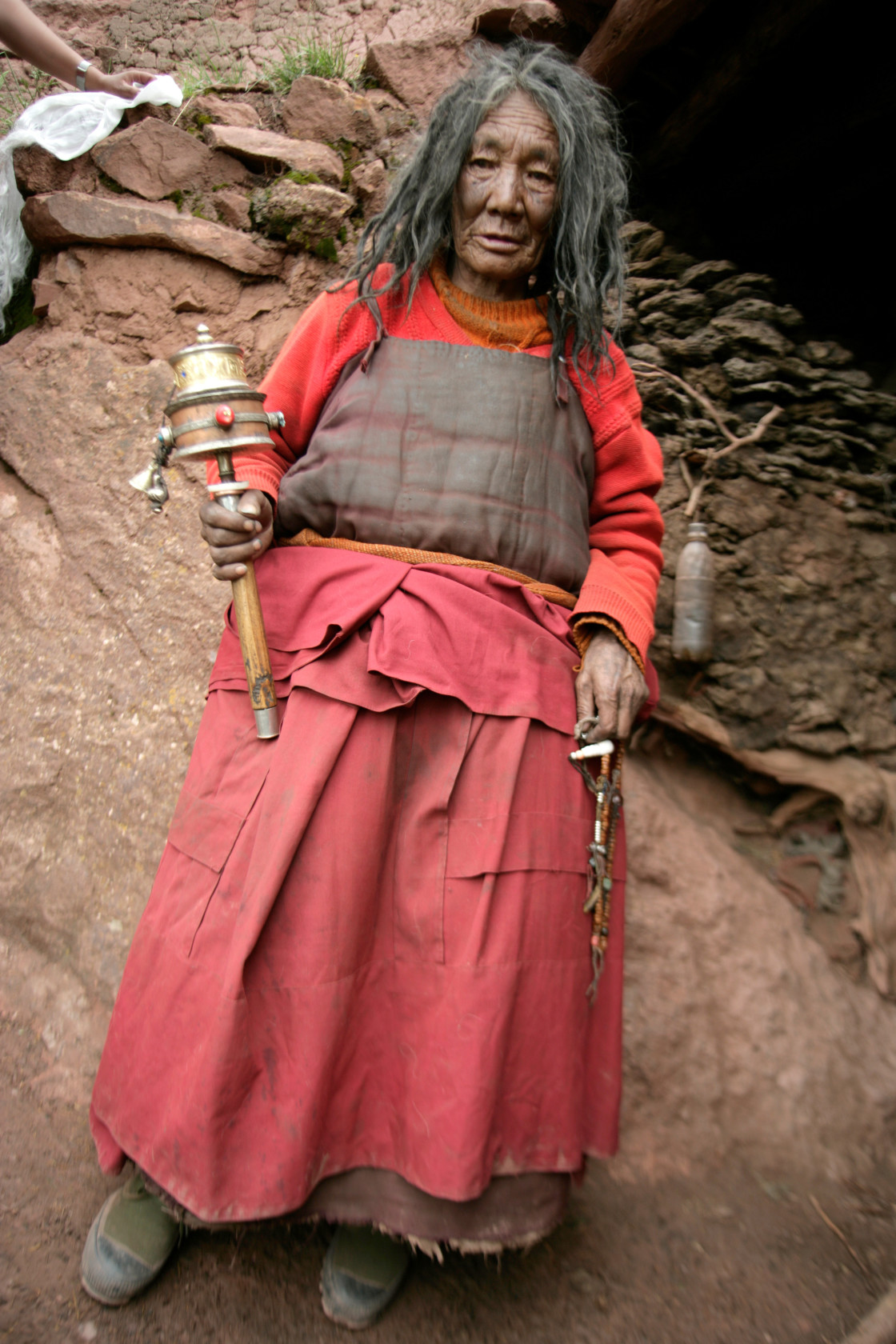 "Mngyur Yogini, Dechenling nunnery, Nangchen, Tibet" stock image