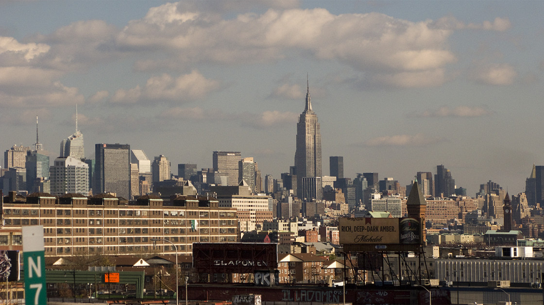 "New York skyline" stock image