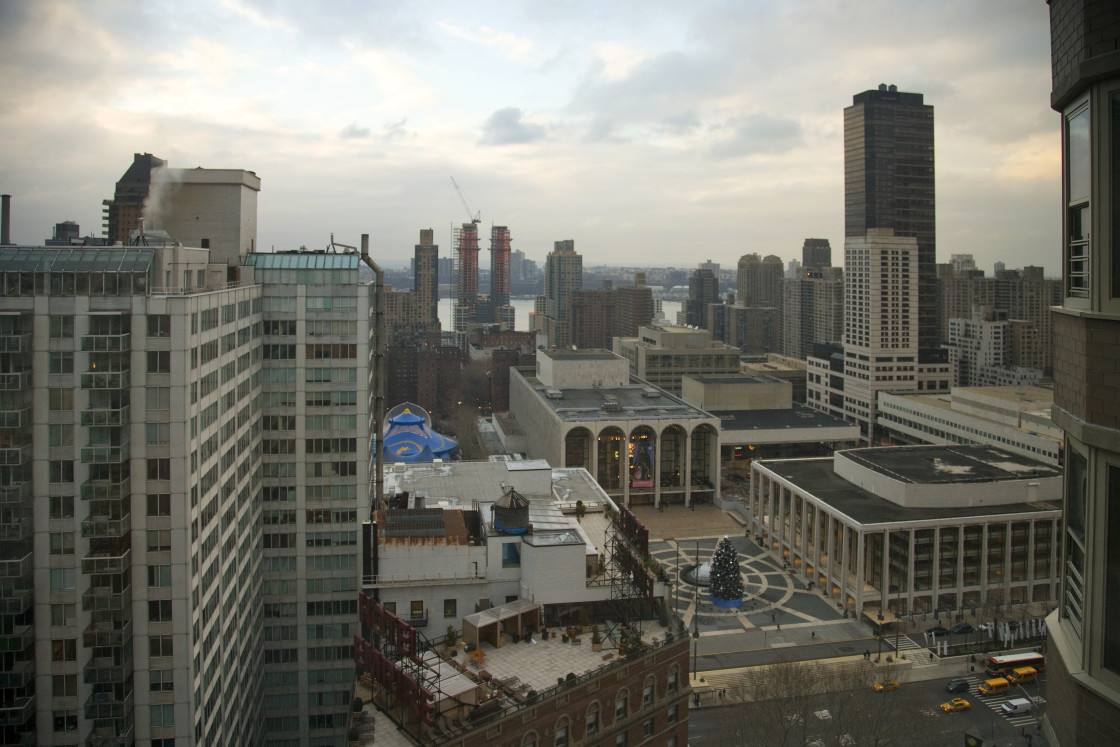 "View of New York" stock image