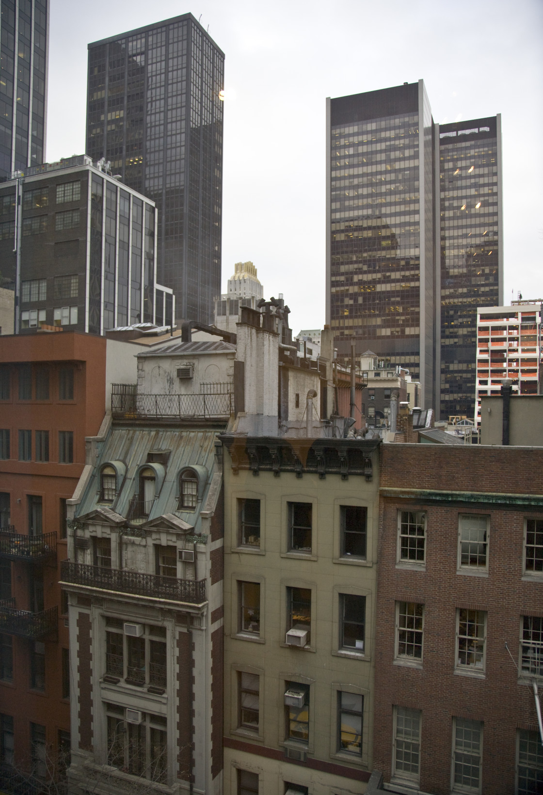 "New York, skyscrapers and buildings" stock image