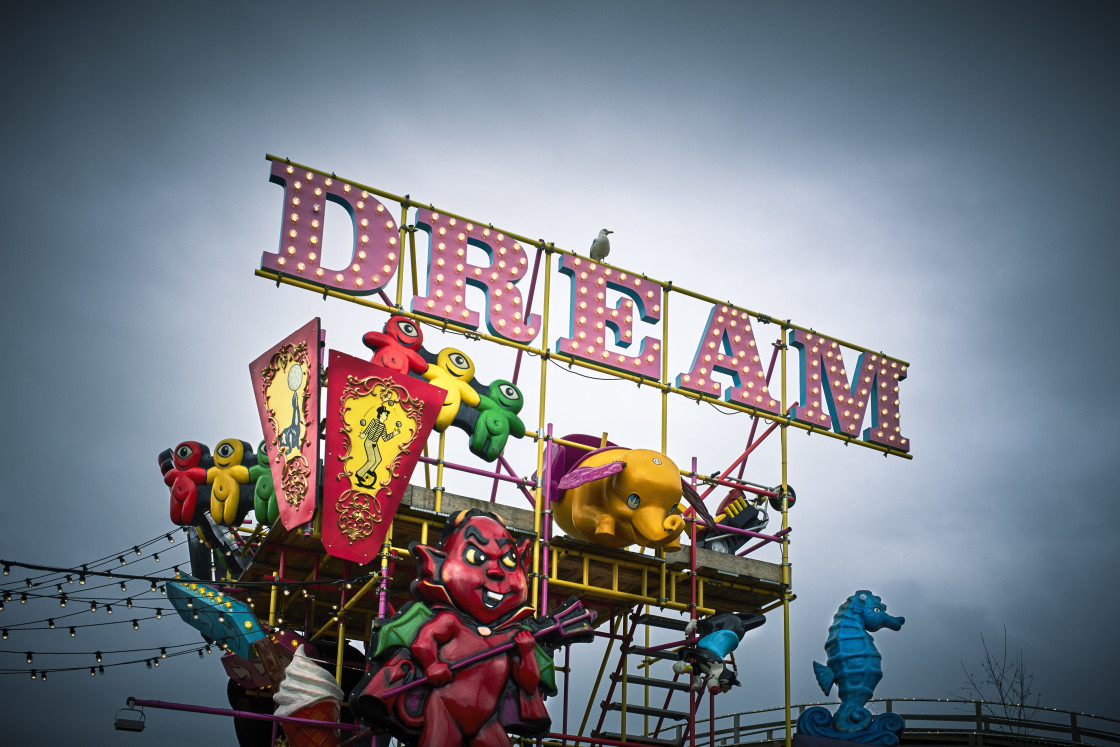 "The entrance to Dreamland in Margate" stock image