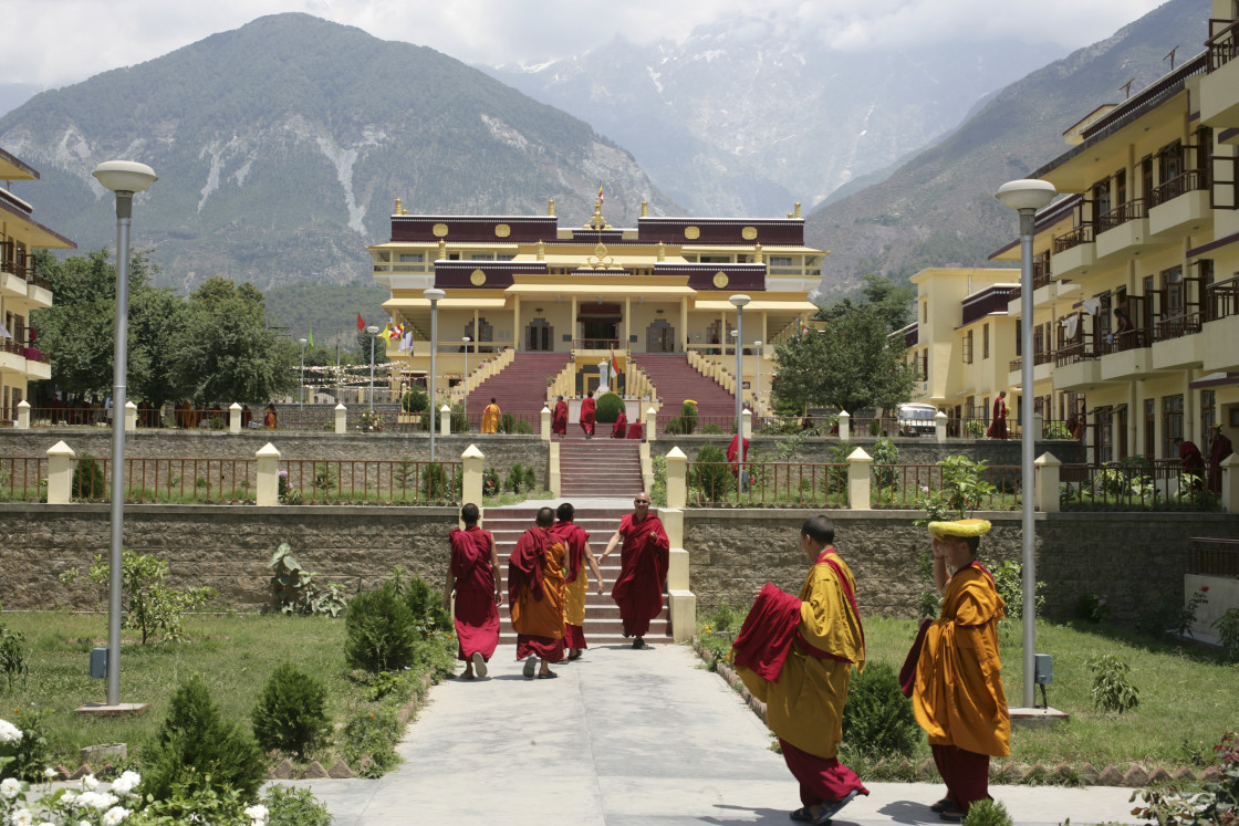 "Gyoto Monastery, India" stock image