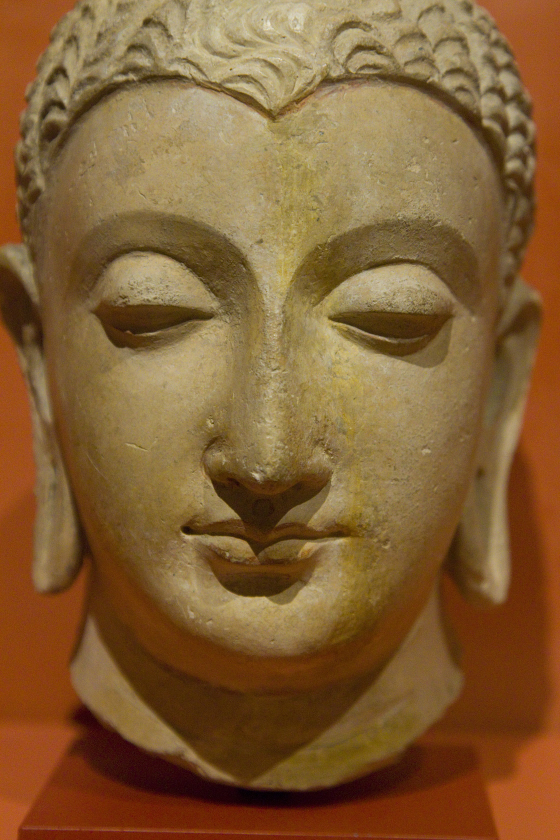 "Head of Buddha Shakyamuni" stock image