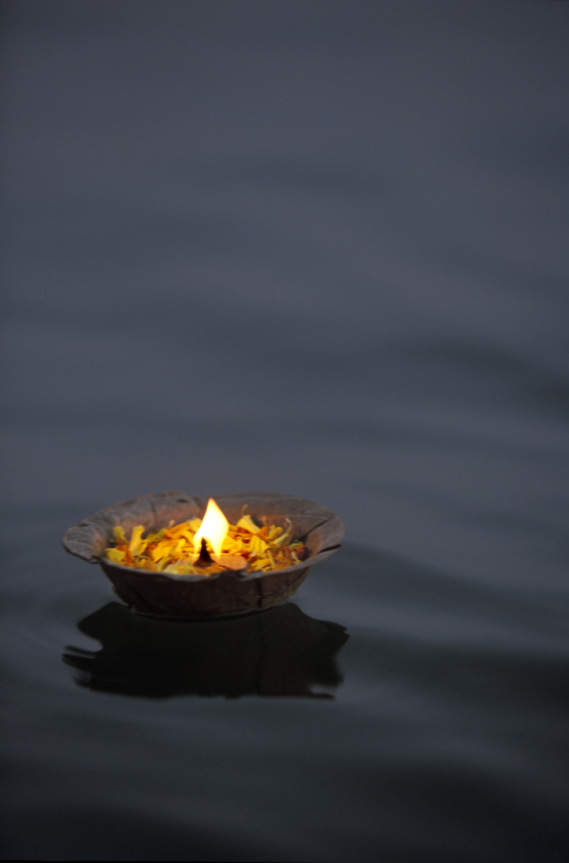 "Candle offering" stock image