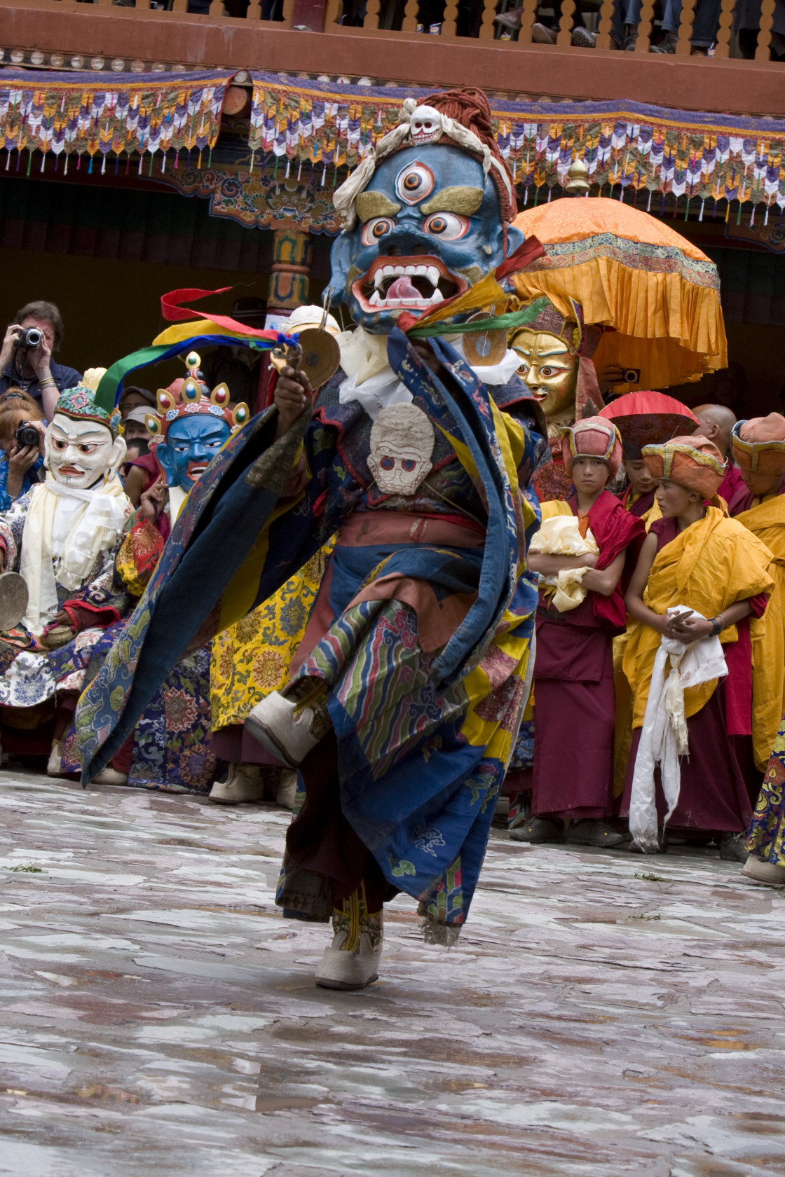 Purchase digital downloads and a range of printed products of James Gritz's  image - Dancer, Hemis Festival, Ladakh, India