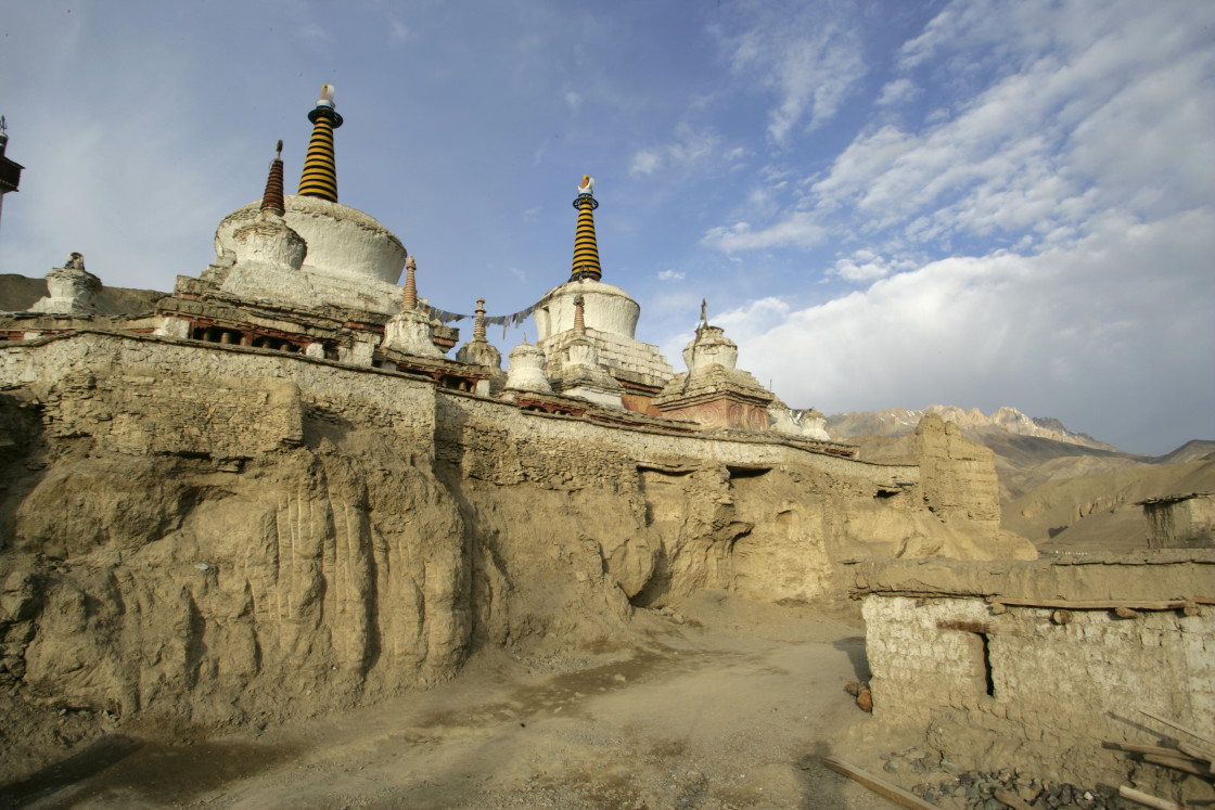 "Stupas, Ladakh, India" stock image