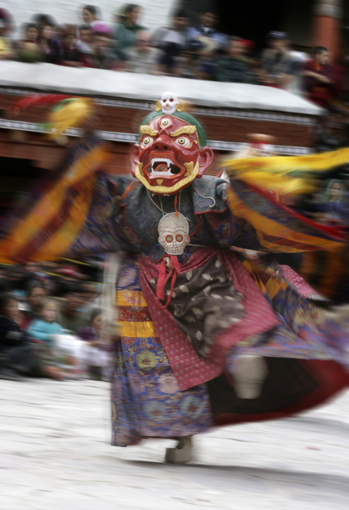 "Lama dancing, Hemis Festival, Ladakh, India" stock image