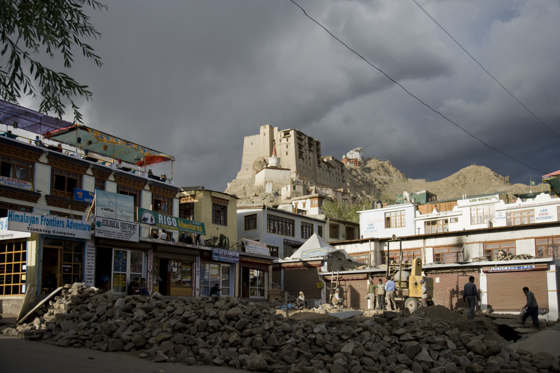 "Leh Palace" stock image