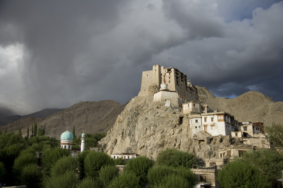 "Leh Palace, Ladakh, India" stock image