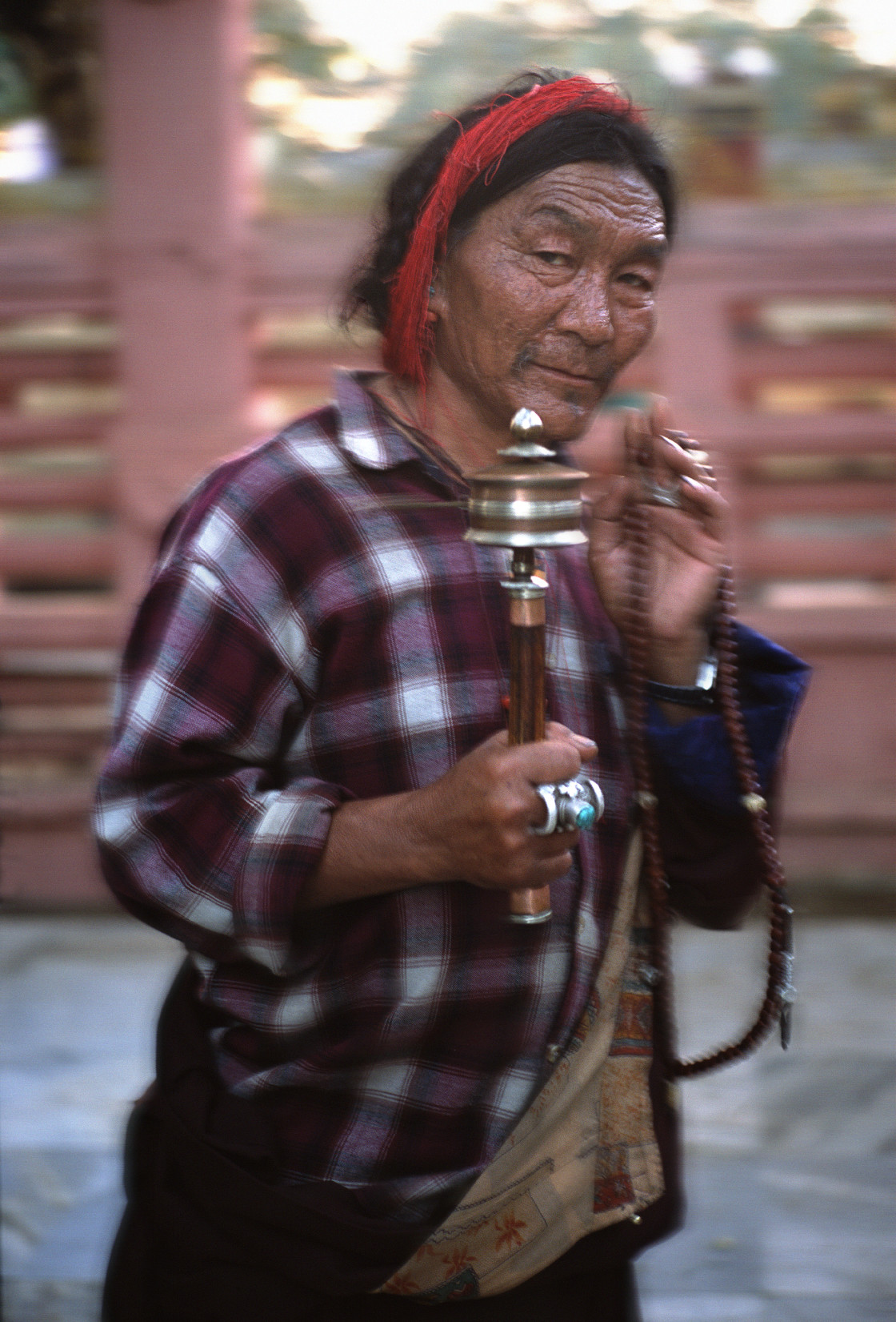 "Minjur Yogini, Dechen Ling nunnery, Tibet" stock image