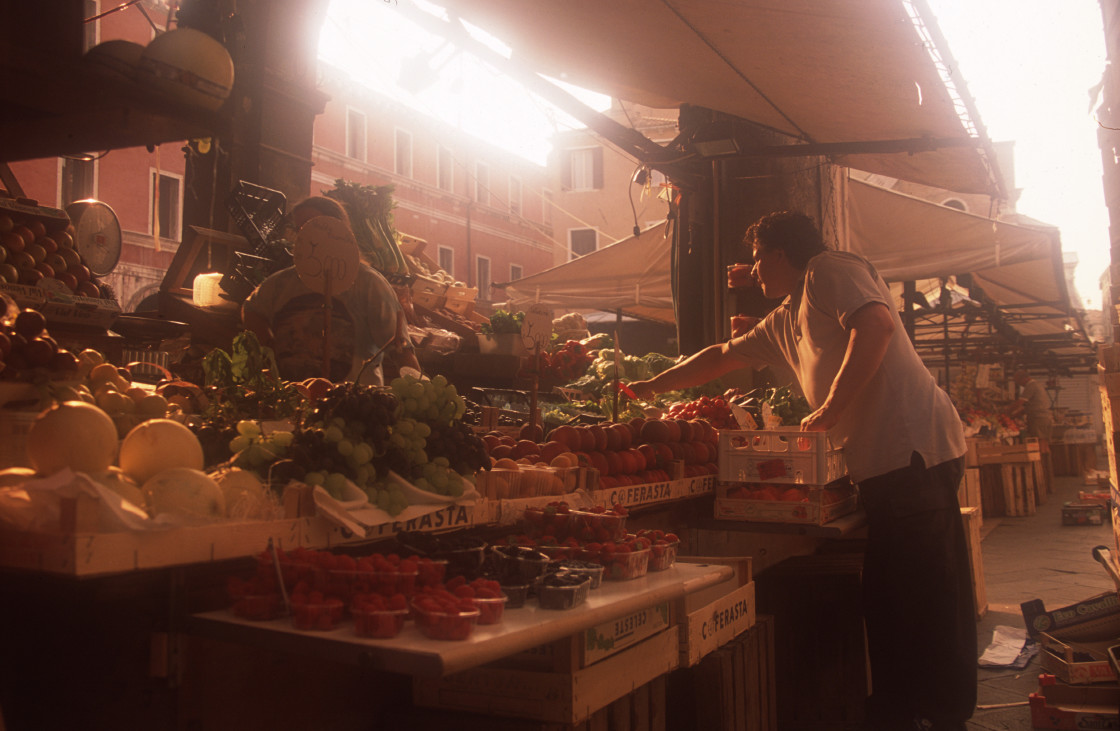 "Market Venice, Italy" stock image