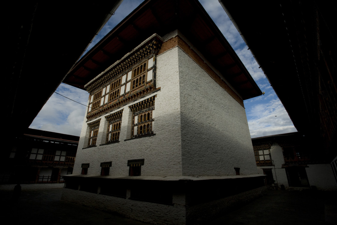 "Mongar Dzong monastery, Bhutan Bhutan" stock image