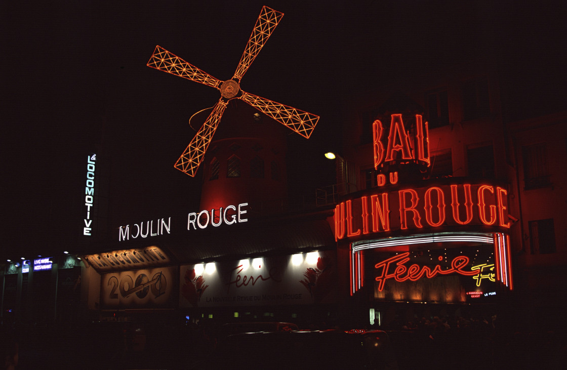 "Moulin Rouge, Paris, France" stock image