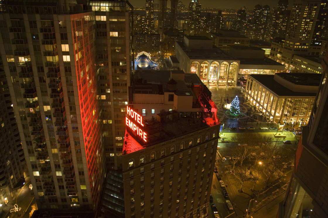 "New York at Night 3" stock image