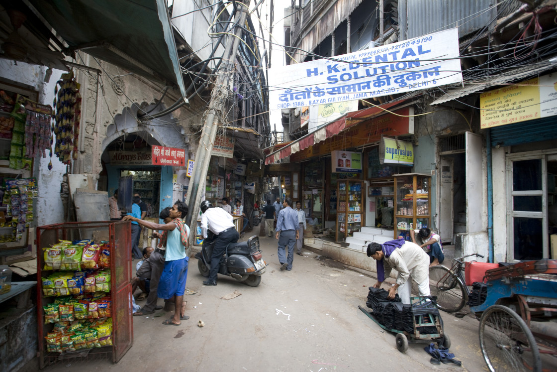 "Old Delhi, India_G3T7345" stock image