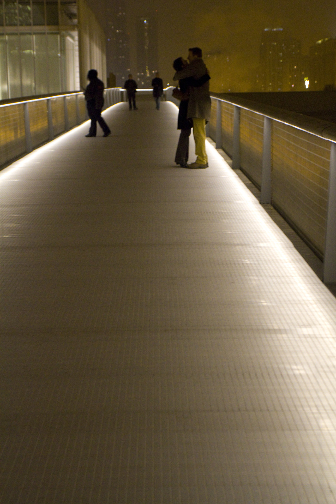 "Sky Bridge, Art Institute, Chicago" stock image