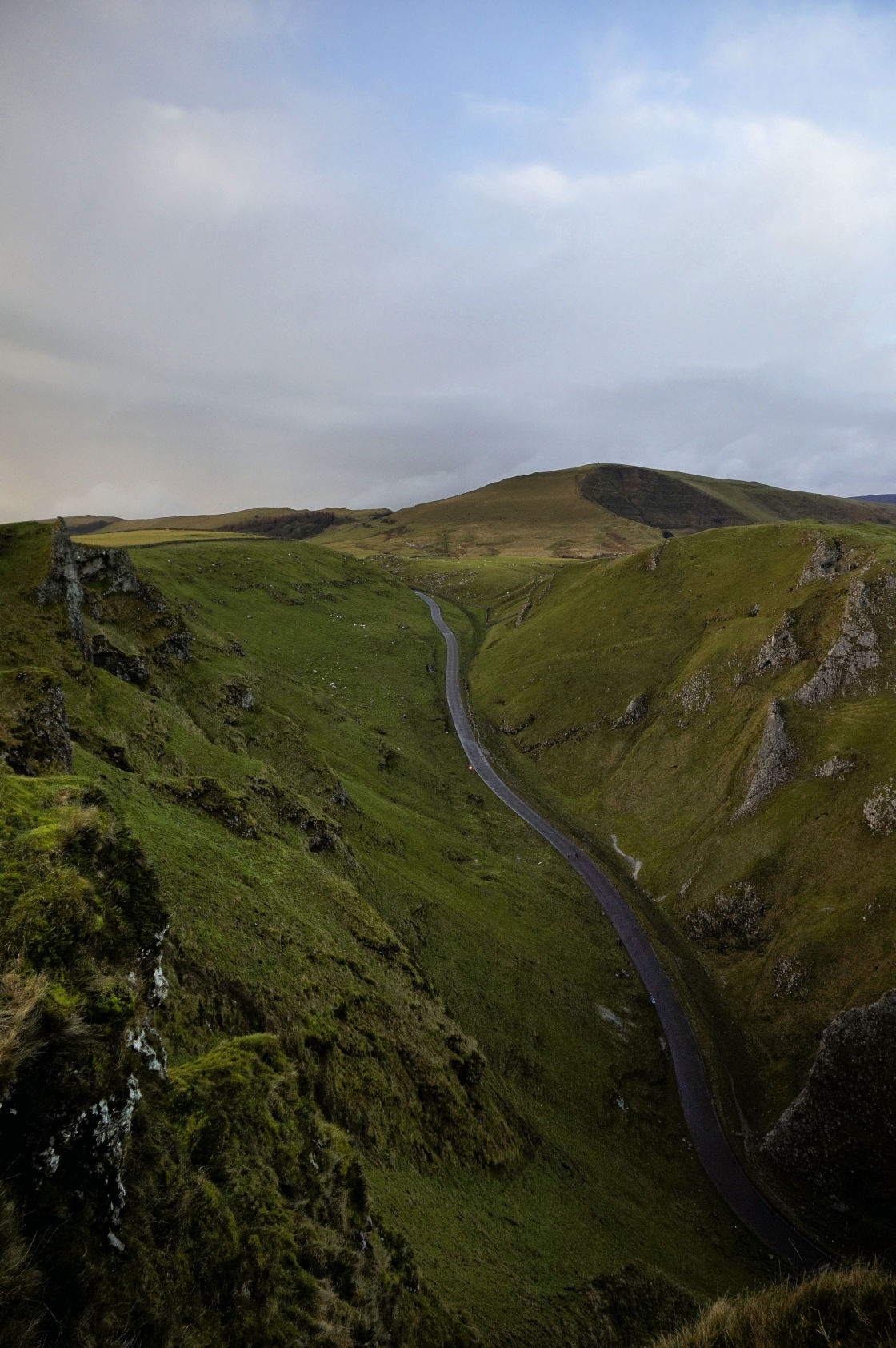 "Winnats Pass." stock image