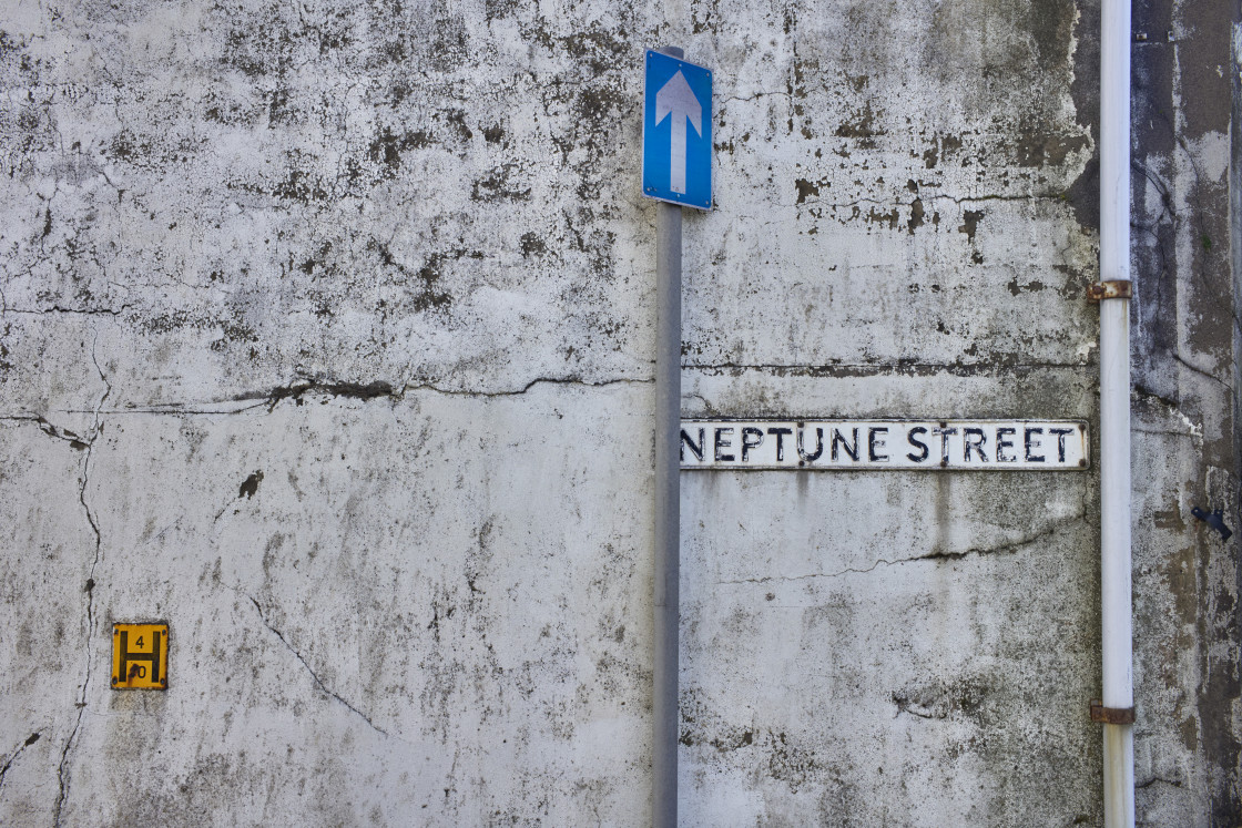 "Neptune Street, Ramsey, Isle of Man" stock image