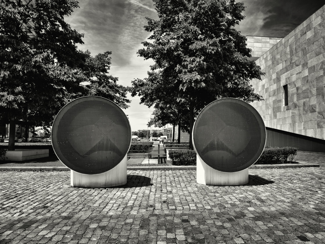 "Circles in architecture" stock image