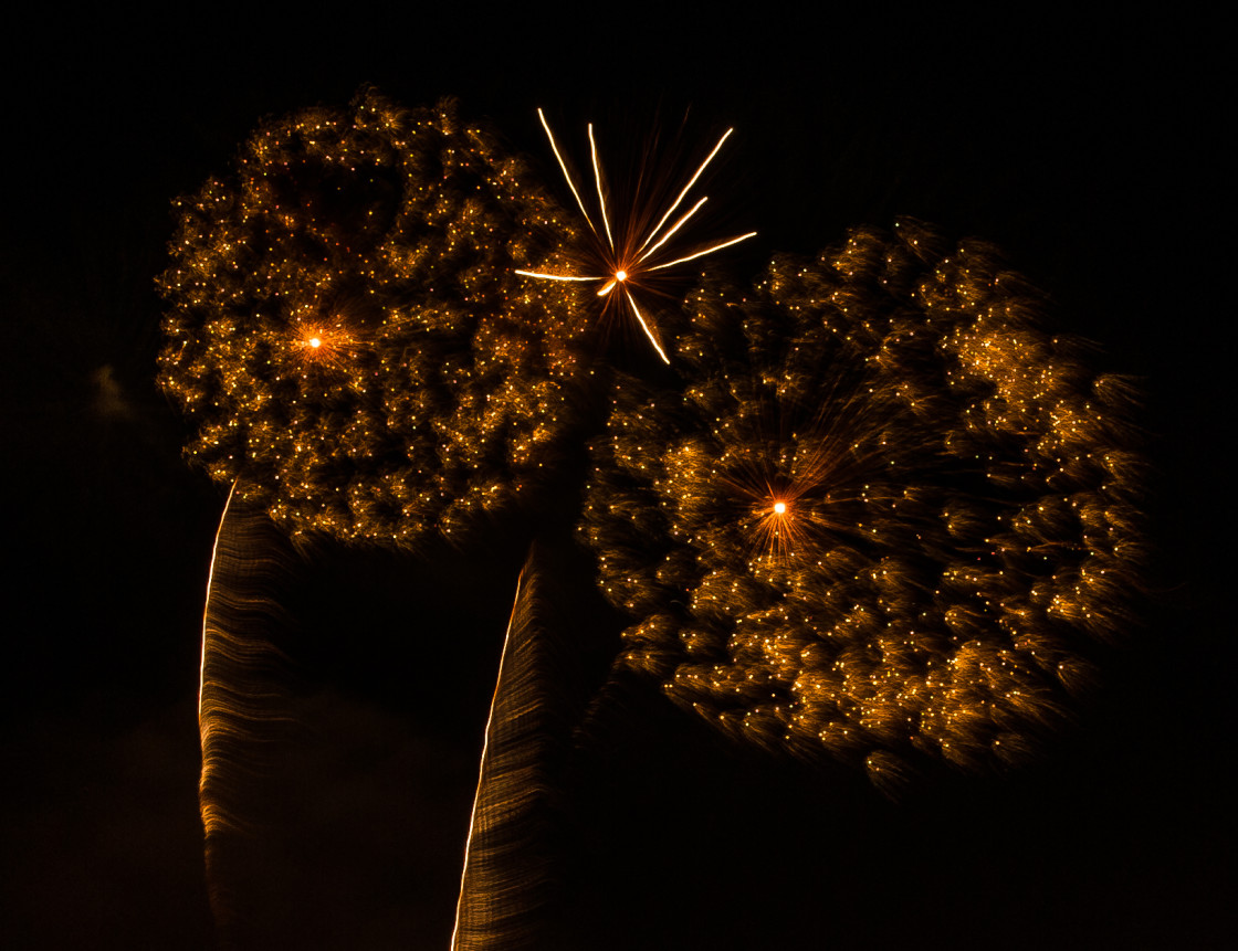 "Fireworks" stock image