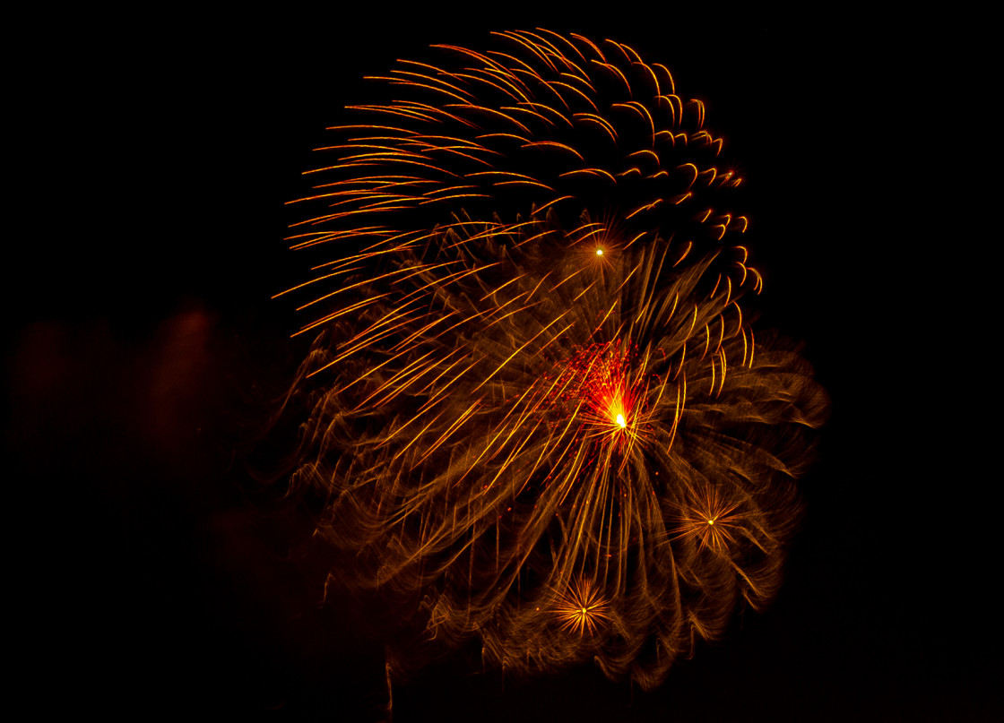 "Fireworks" stock image