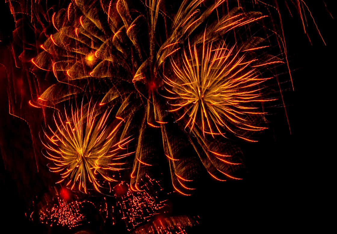 "Fireworks" stock image